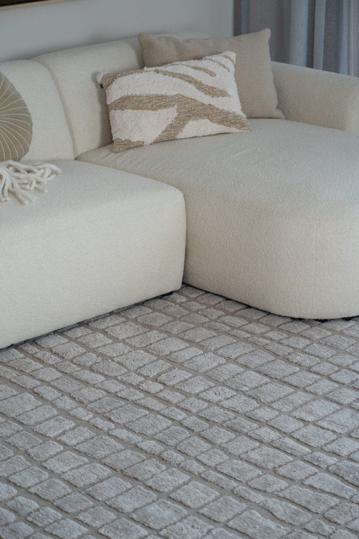 Interieur05 Scandinavisch vloerkleed Malin zand - 240 x 330 cm