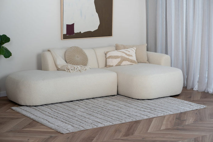 Interieur05 Scandinavisch vloerkleed Malin zand - 240 x 330 cm