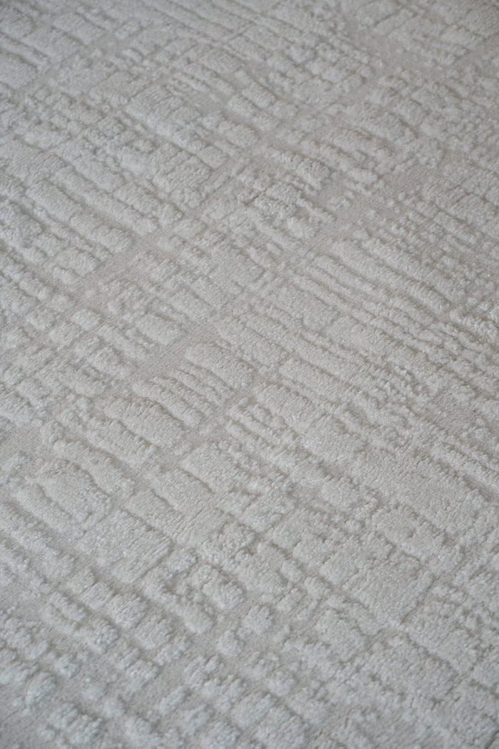 Interieur05 Scandinavisch vloerkleed Prent creme|wit - 240 x 330 cm