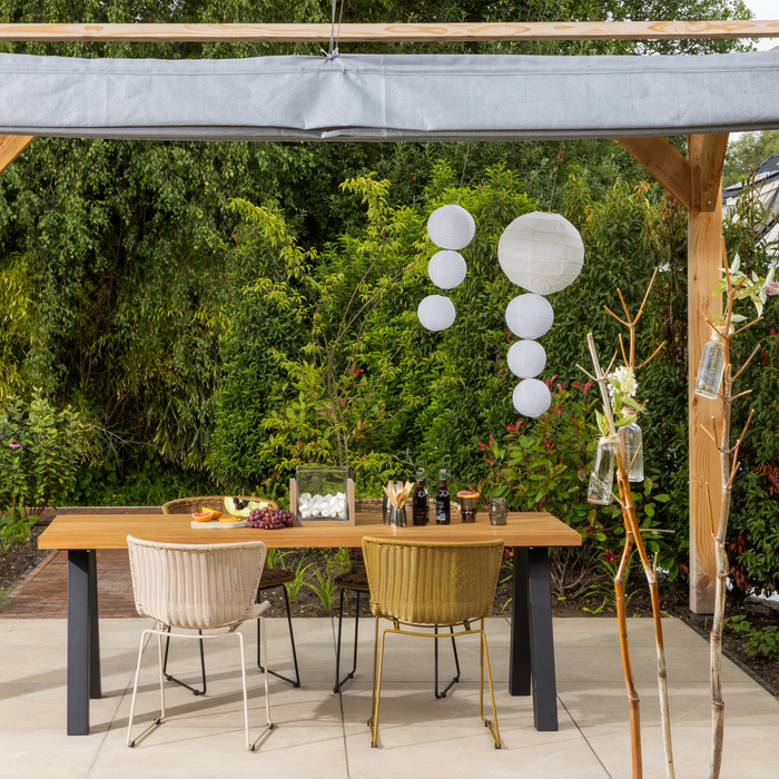 WOOOD Wings Tuinstoelen - Zand - Kunststof - 78x55x54 - Set van 2