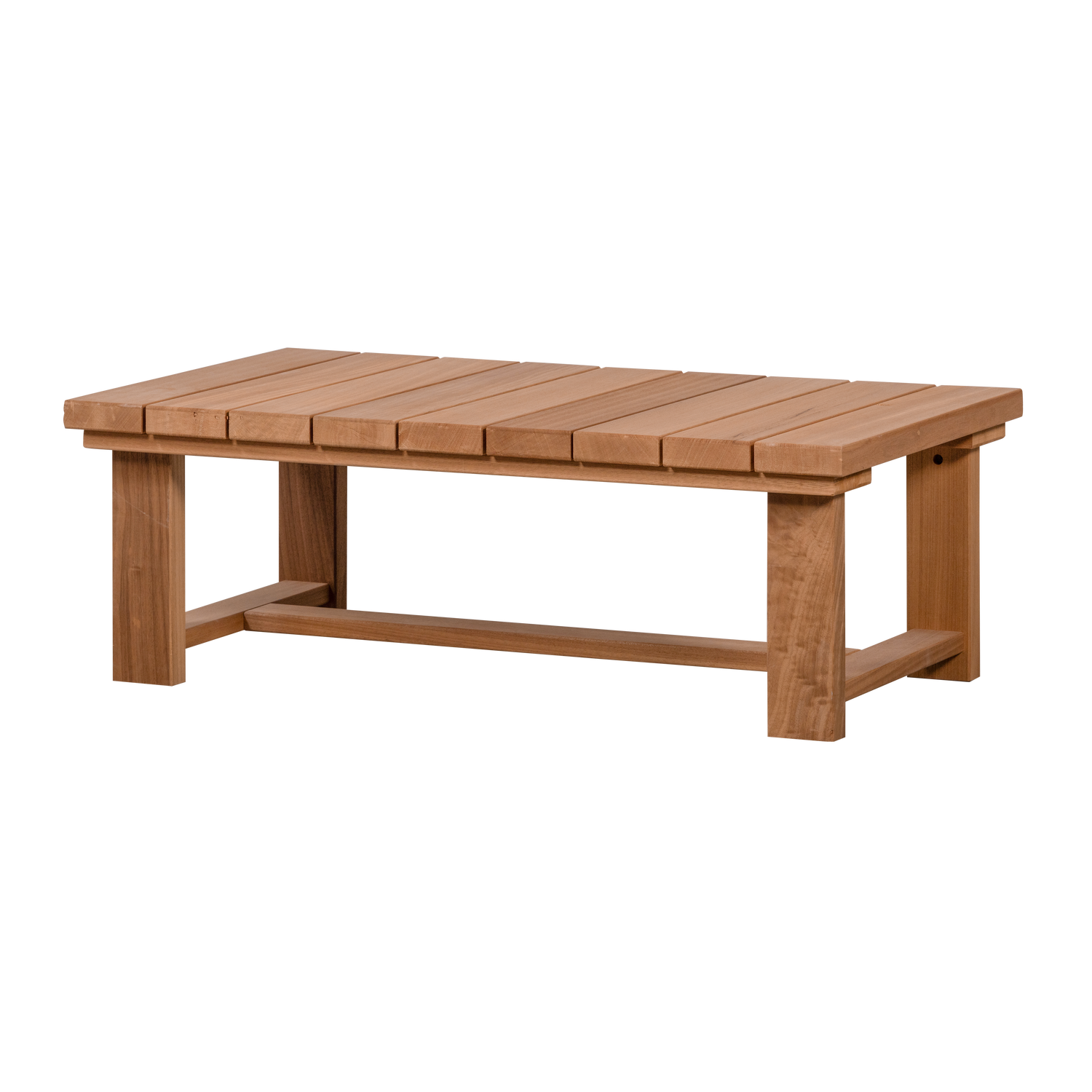 WOOOD Banco Salontafel Tuin - Hout| Metaal - Naturel - 42x122x68