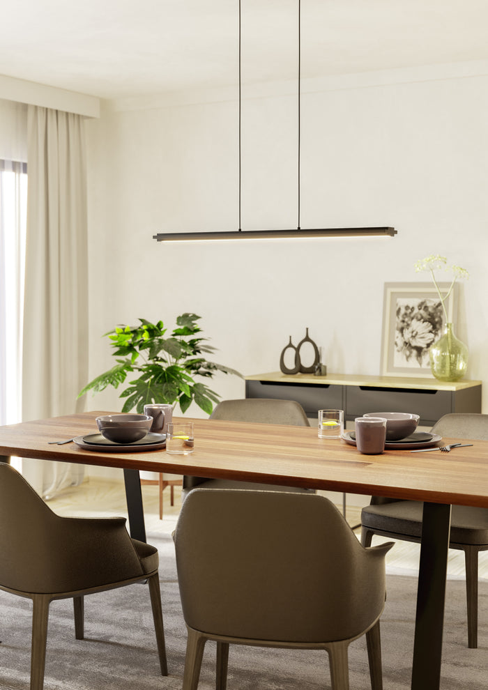 EGLO Cambulos Hanglamp - LED - 93,5 cm - Zwart|Wit - Dimbaar