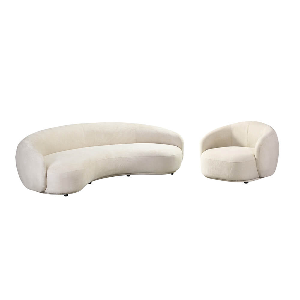 HOME DELUXE Loungeset - webstof - Beige
