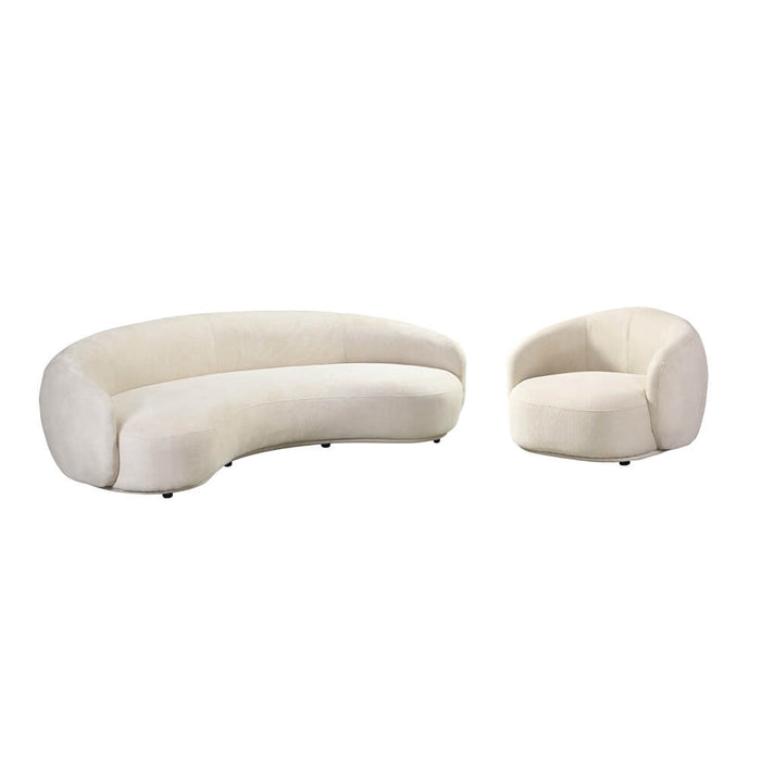 HOME DELUXE Loungeset - webstof - Beige