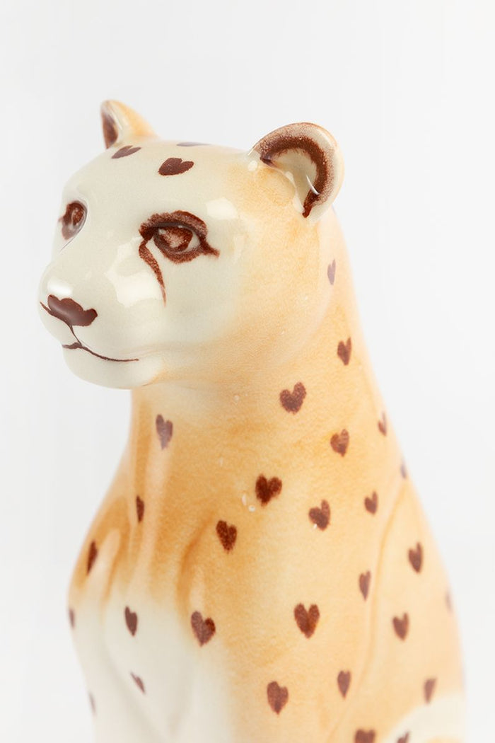 Sissy-Boy Gele leopard vaas