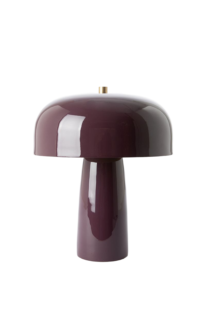 Sissy-Boy Donkerpaarse cupola tafellamp