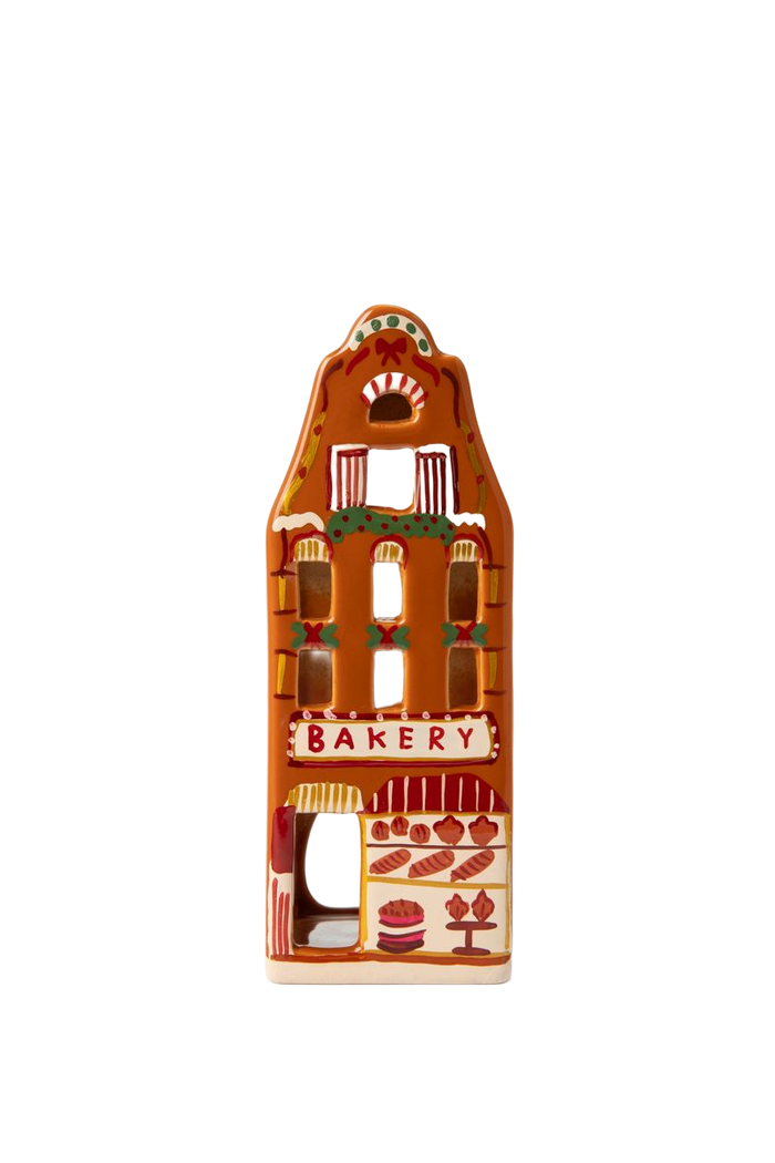 Sissy-Boy Bruin waxinelichthouder bakkerij