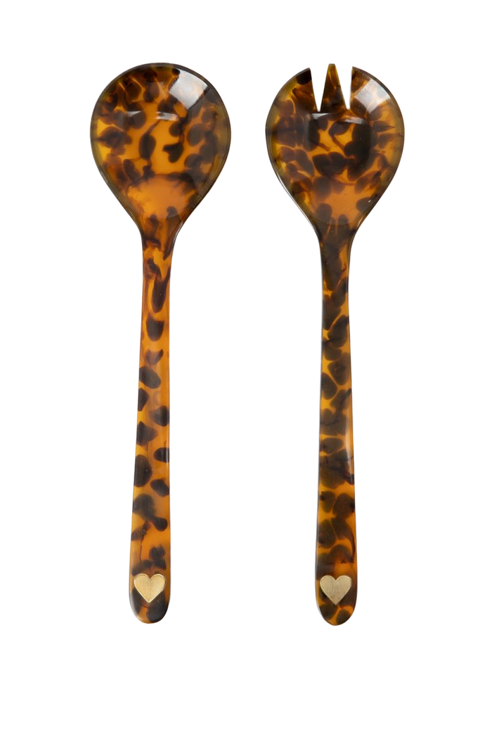 Sissy-Boy Donkerbruin slabestek met leopard print