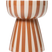 Sissy-Boy Terracotta gestreepte mushroom bijzettafel
