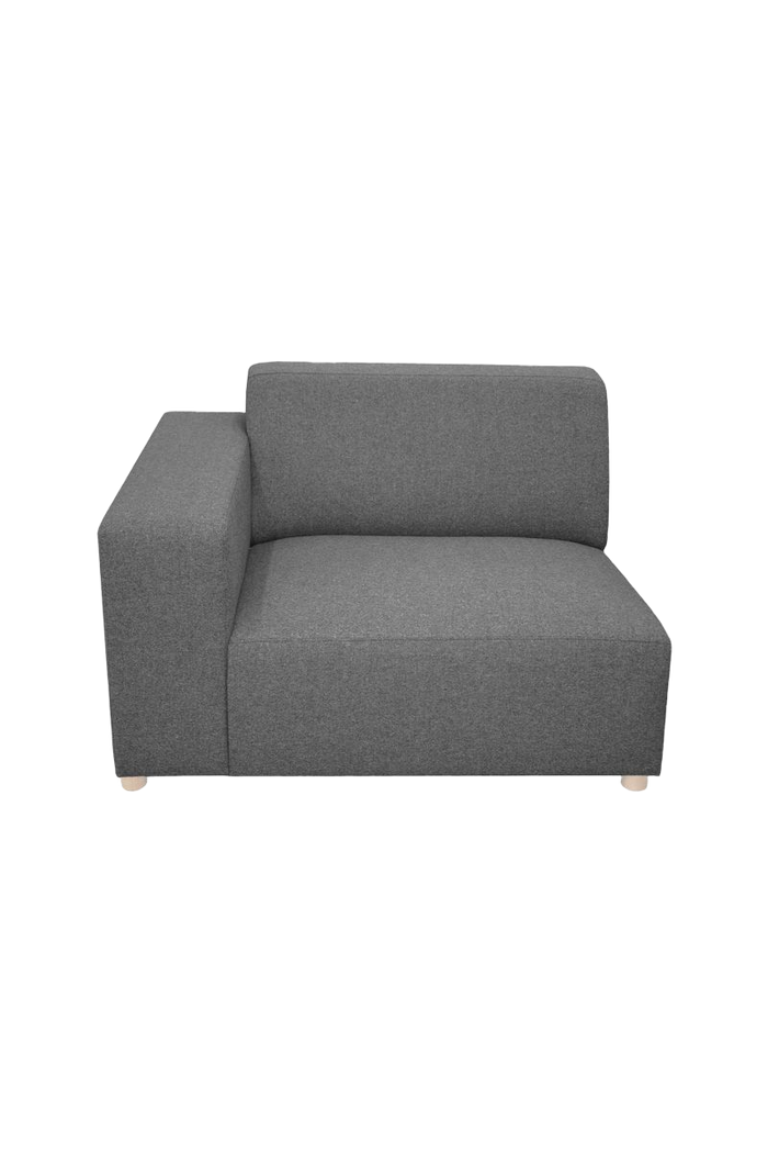 Sissy-Boy Earl 1.5-zits bank arm links Unit Antraciet