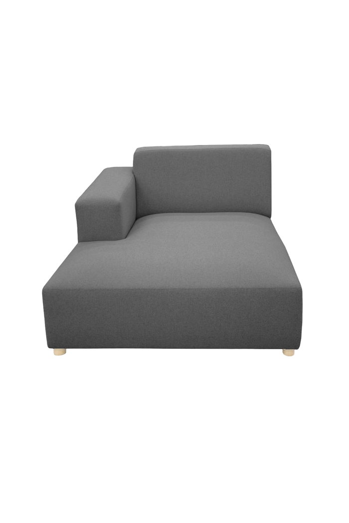 Sissy-Boy Earl chaise longue links Unit Antraciet