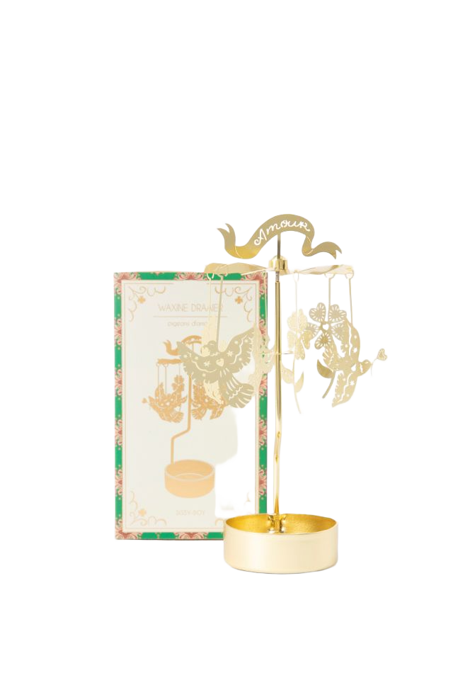 Sissy-Boy Waxinelichtdraaier met tortelduifjes