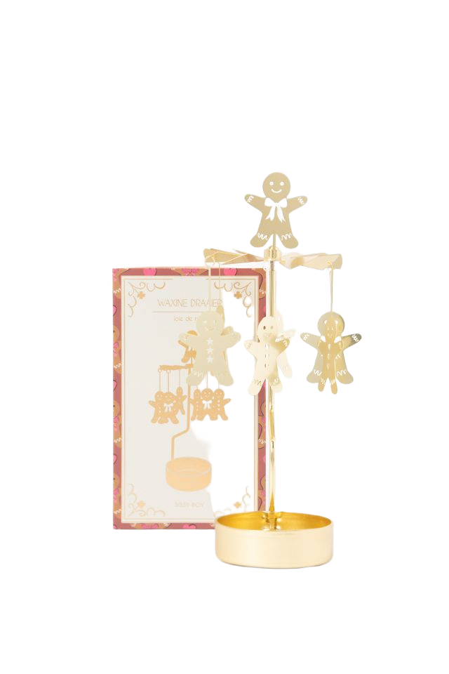 Sissy-Boy Waxinelichtdraaier met koekenmannetjes