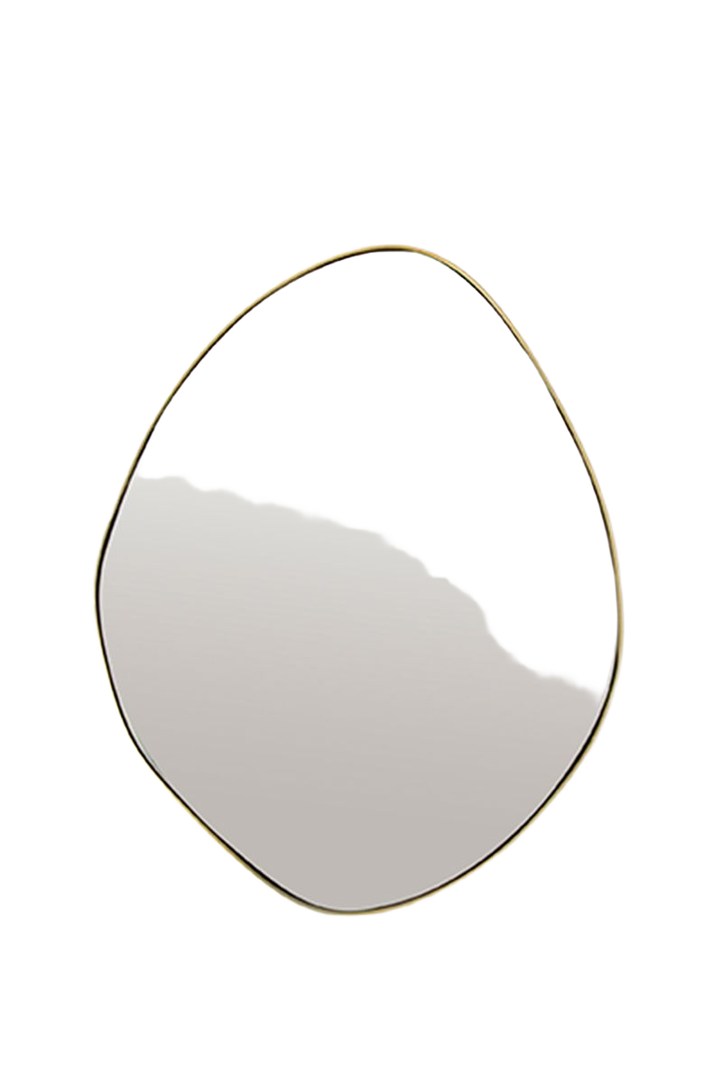 Sissy-Boy Goudkleurige organische hangspiegel