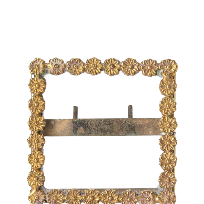 Sissy-Boy Goudkleurig fotolijstje dubbelglas staand met madeliefjes