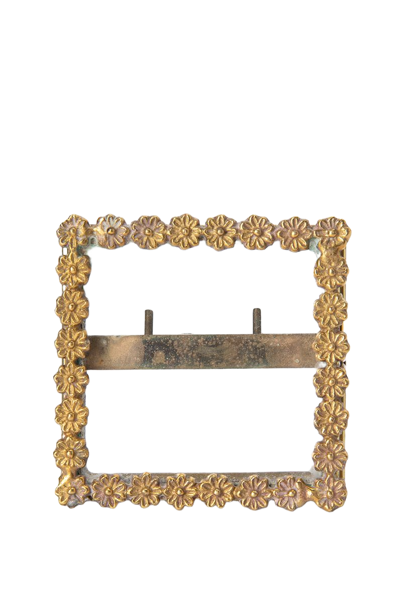 Sissy-Boy Goudkleurig fotolijstje dubbelglas staand met madeliefjes