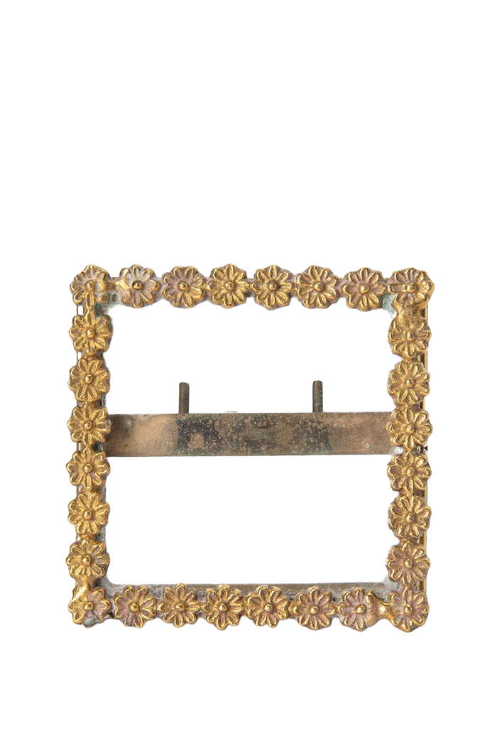 Sissy-Boy Goudkleurig fotolijstje dubbelglas staand met madeliefjes