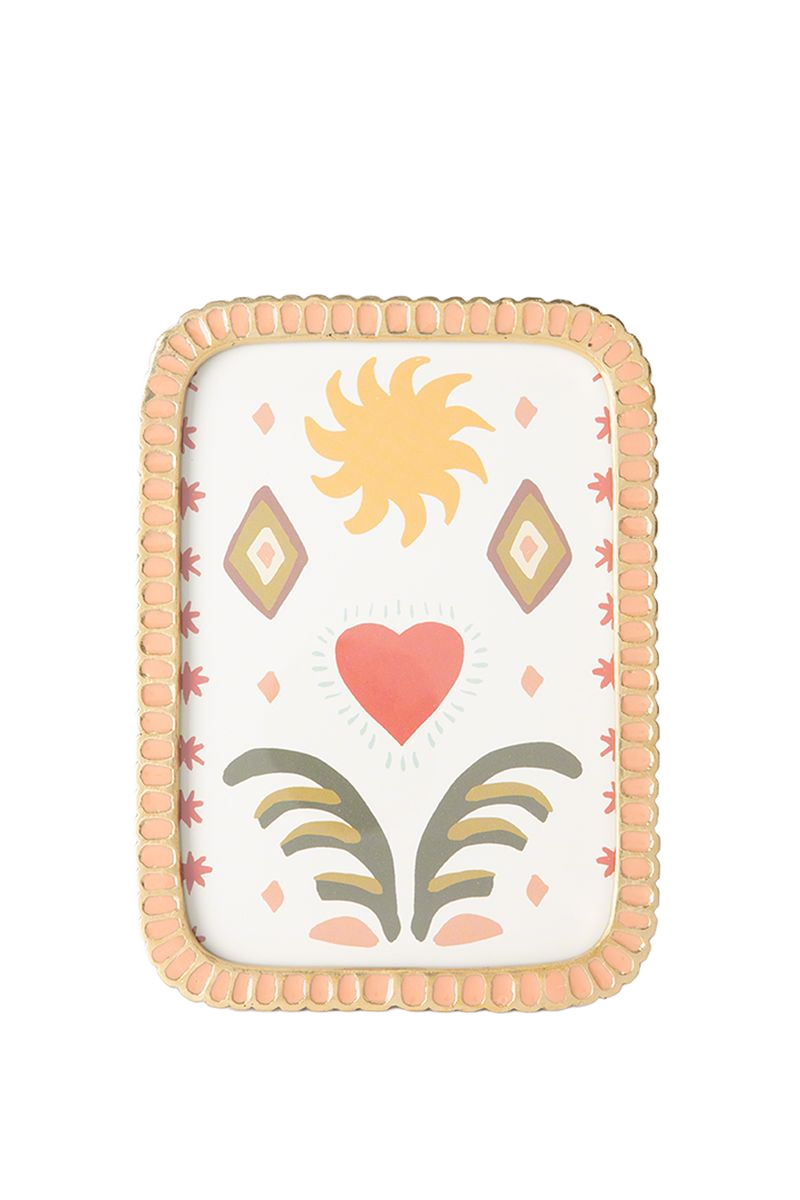 Sissy-Boy Roze scalloped enamel fotolijst