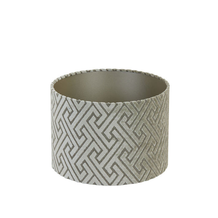 Light & Living Cilinder Lampenkap Maze - Taupe - Ø30x21cm