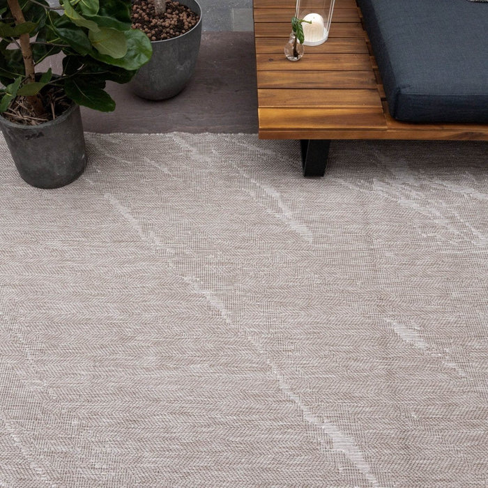 Buitenkleed Marble - Naturel|wit - dubbelzijdig - EVA Interior