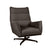 LABEL51 - Draaifauteuil Rodia - Bruin Boucle - Zwart Metaal