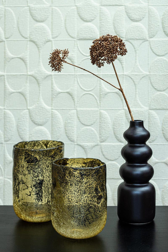 PTMD - Vaas Trina - Zwart - 13.5x13.5x32.5cm