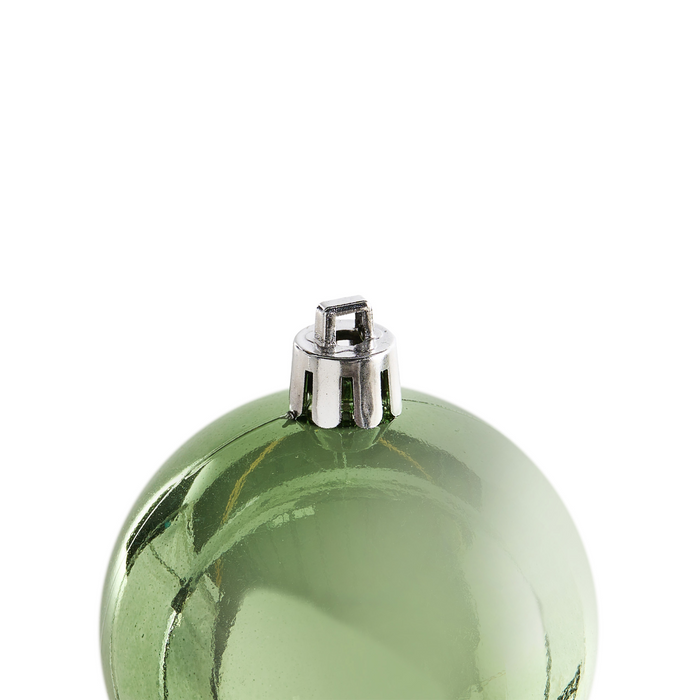 Beliani - TYIN- Set van 60 kerstballen - Groen - Synthetisch