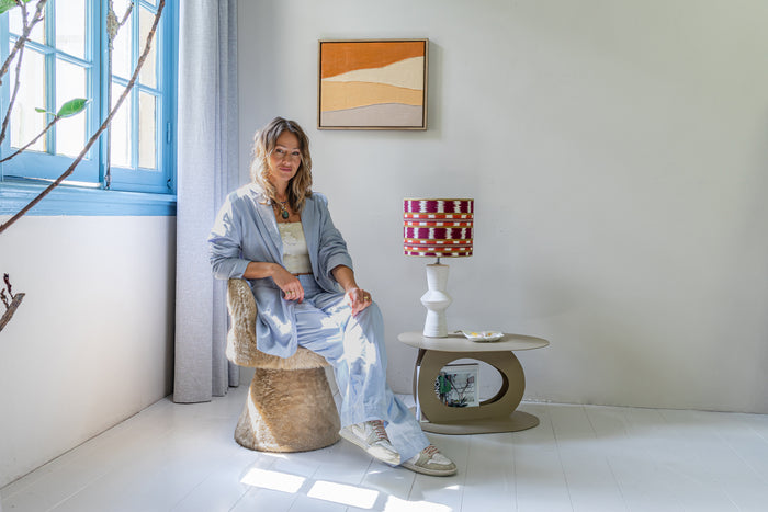 Spinder x Eva van de Ven salontafel Tonda - Champagne