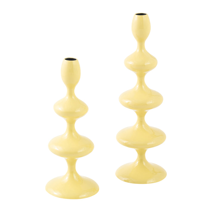 by fonQ Droplet Kandelaar - Set van 2 - Lemon Grass