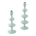 by fonQ Droplet Kandelaar - Set van 2 - Light Blue