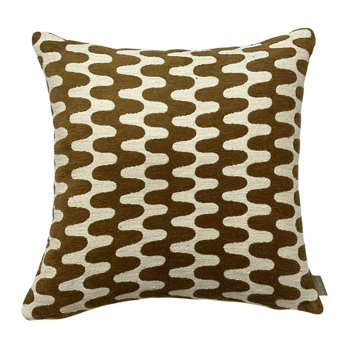 by fonQ Wavies Sierkussen 50 x 50 cm - Toffee