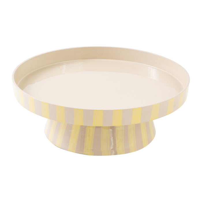 by fonQ Arcade Serveerschaal Ø 32 cm - Beige / Popcorn