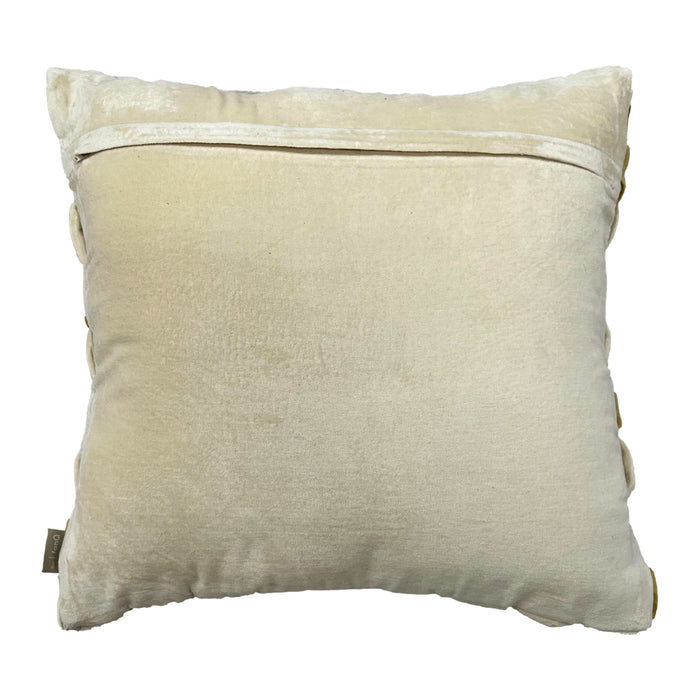 by fonQ Knitt Sierkussen 50 x 50 cm - Mustard