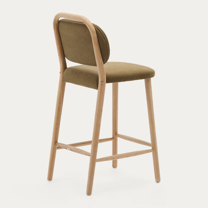 Kave Home Helda Barkruk - Groen