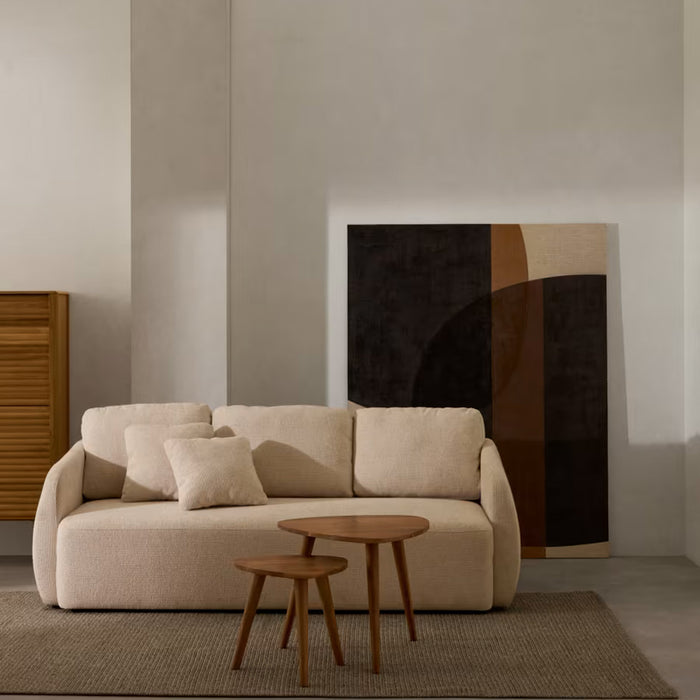 Kave Home Laira 3-zitsslaapbank - Beige