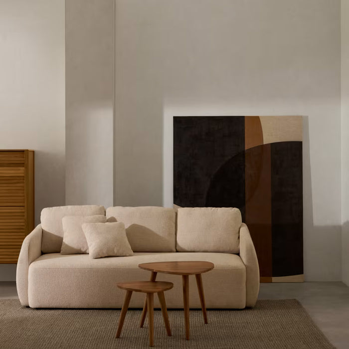 Kave Home Laira 3-zitsslaapbank - Beige