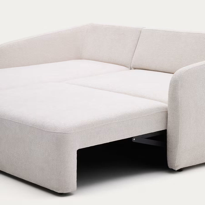 Kave Home Laira 3-zitsslaapbank met Chaise Longue Links - Beige