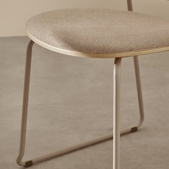 Kave Home Meli Eetkamerstoel - Beige / Hout