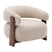 Kave Home Granite Fauteuil - Beige / Donkerbruin