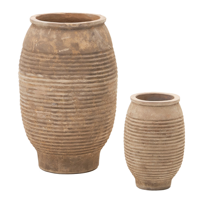 Kave Home Llonga Bloempotten - Set van 2