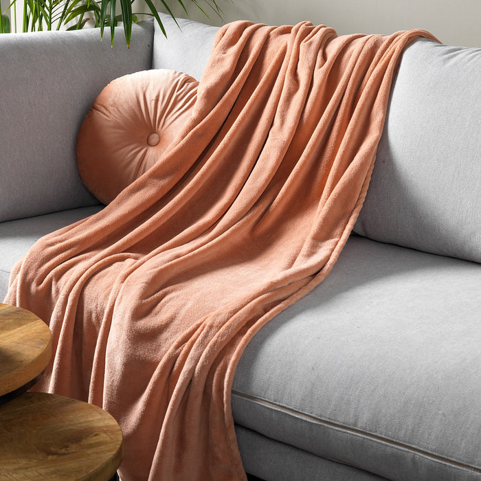 Dutch Decor plaid HARVEY - 150x200 cm Muted Clay