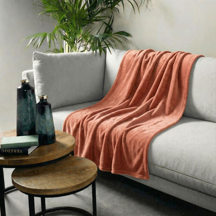 Dutch Decor plaid OWEN - 130x160 cm Muted Clay