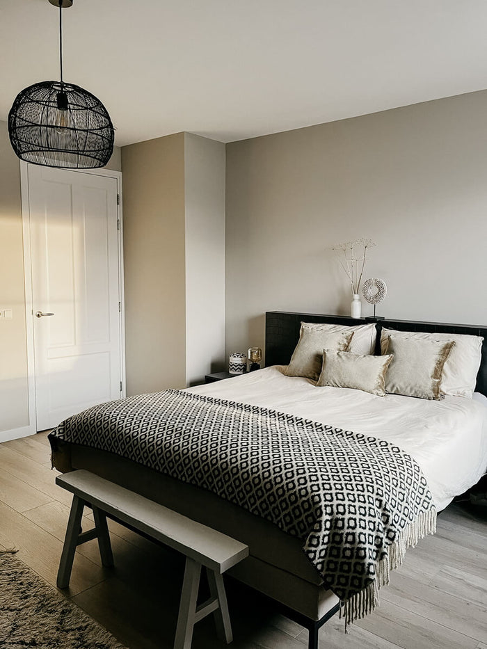 ISABELLA | Plaid | 150x200 cm Raven | Zwart | Uni | Hoii