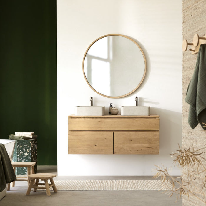 Tikamoon - Jacob - Massief eikenhouten badmeubel 120 cm