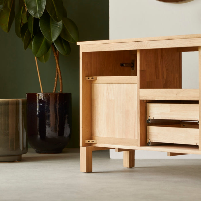 Tikamoon - Soho - Massief eikenhouten badmeubel 125 cm