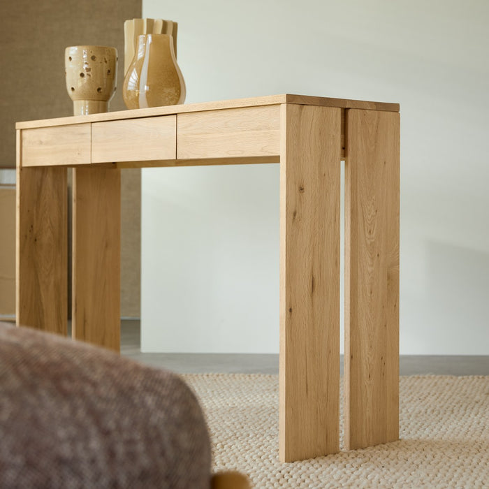 Tikamoon - Eden - Massief eiken bijzettafel