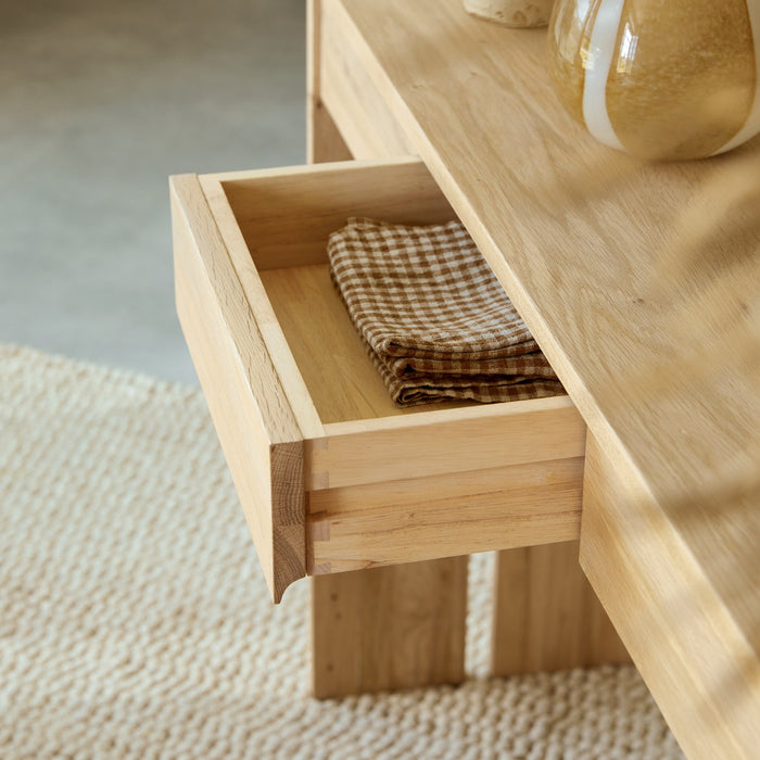 Tikamoon - Eden - Massief eiken bijzettafel