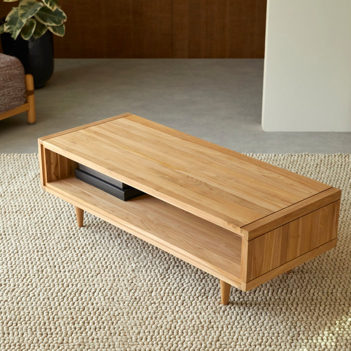 Tikamoon - Jonàk - Massief teakhouten salontafel