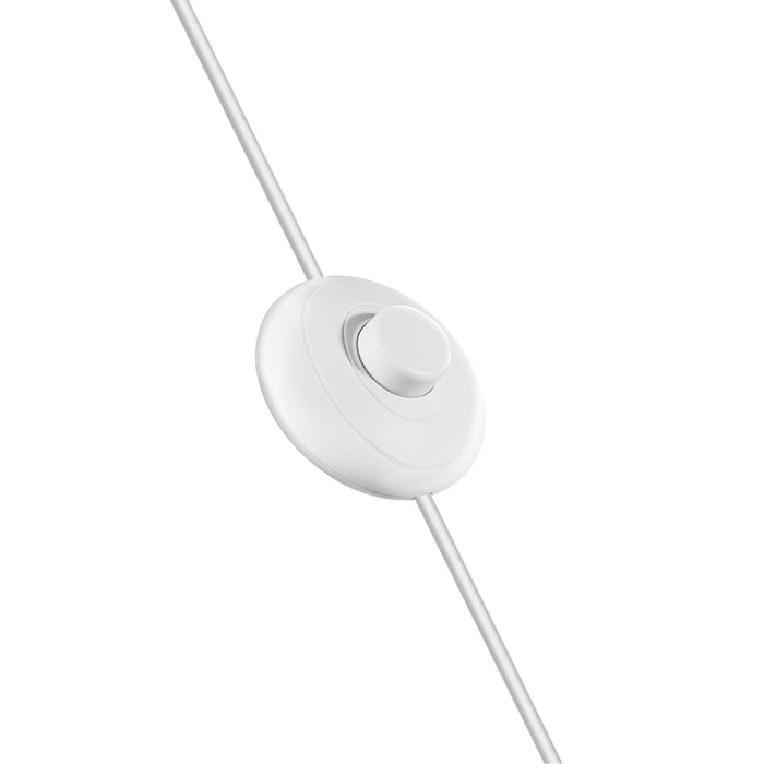 tectake® Booglamp Arcus, staal, retro-stijl, 60W - Mat Nikkel