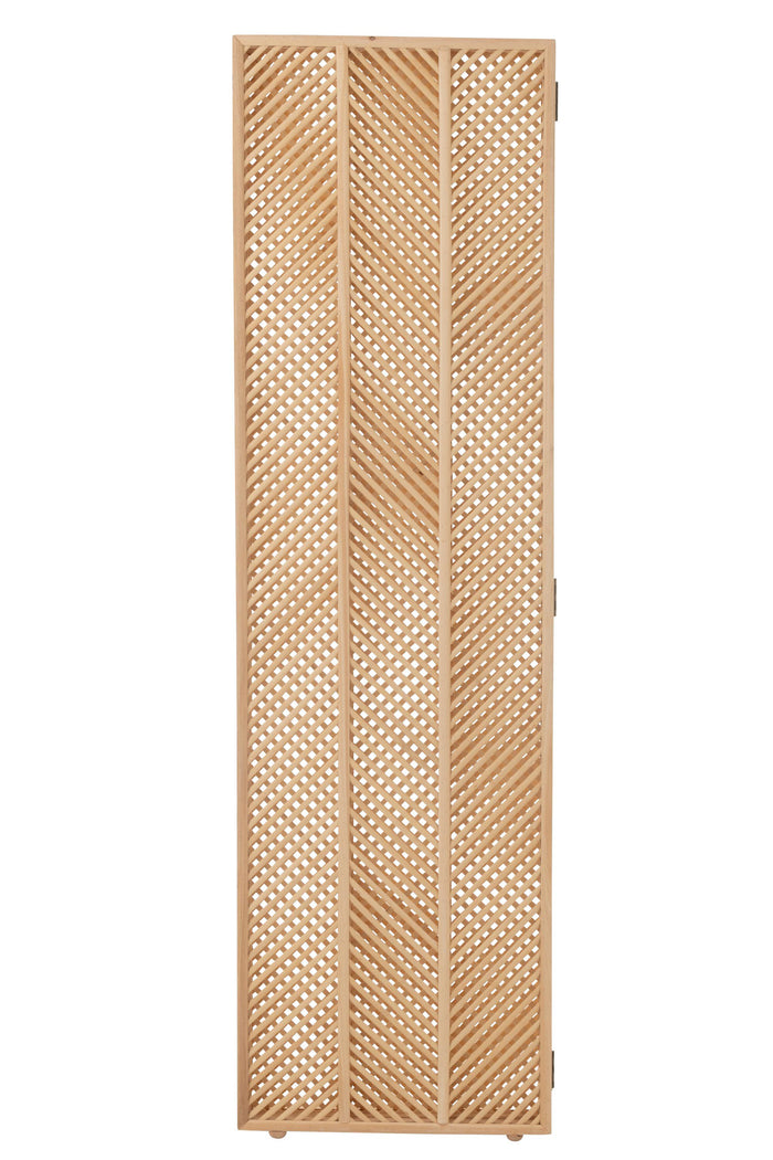 J-Line scherm Mili - bamboe|multiplex - naturel